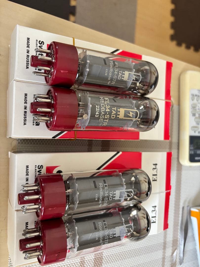 Svetlana EL34 真空管 4本セット(中古)
