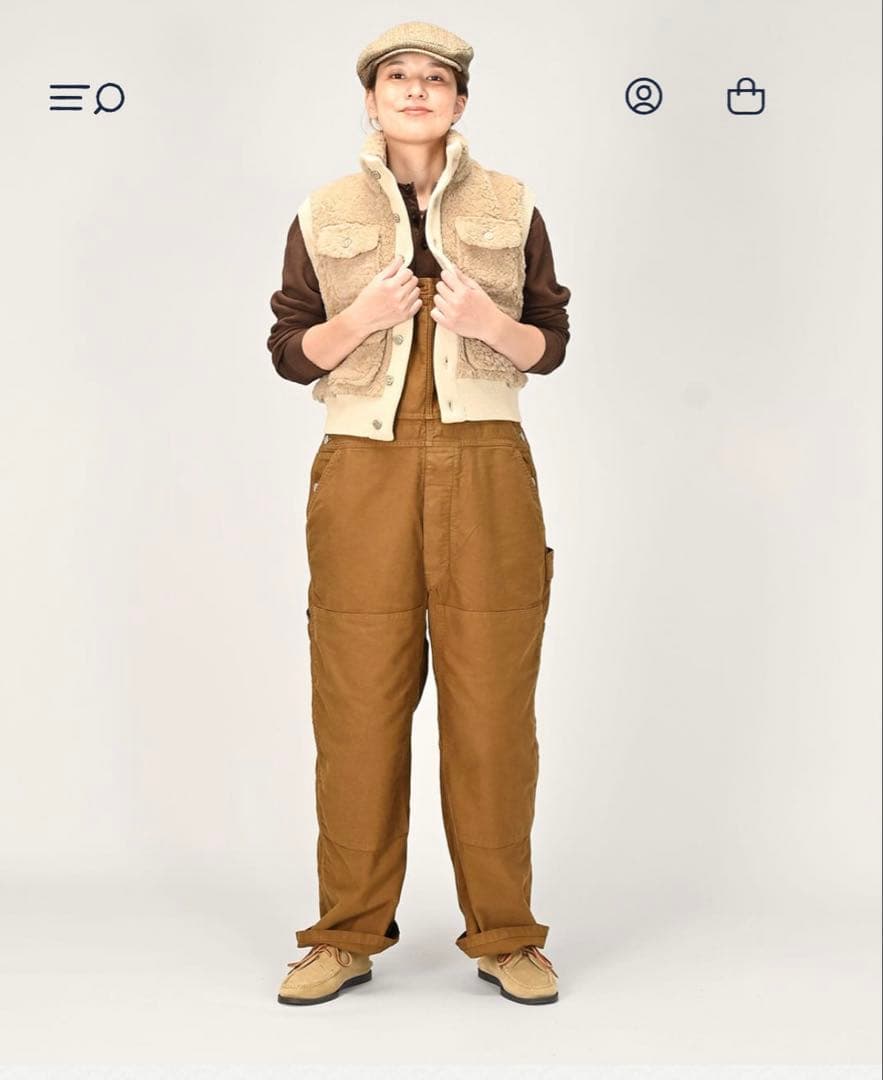 最終再値下げ‼️45R ボア✕ニットの908ベスト　黒