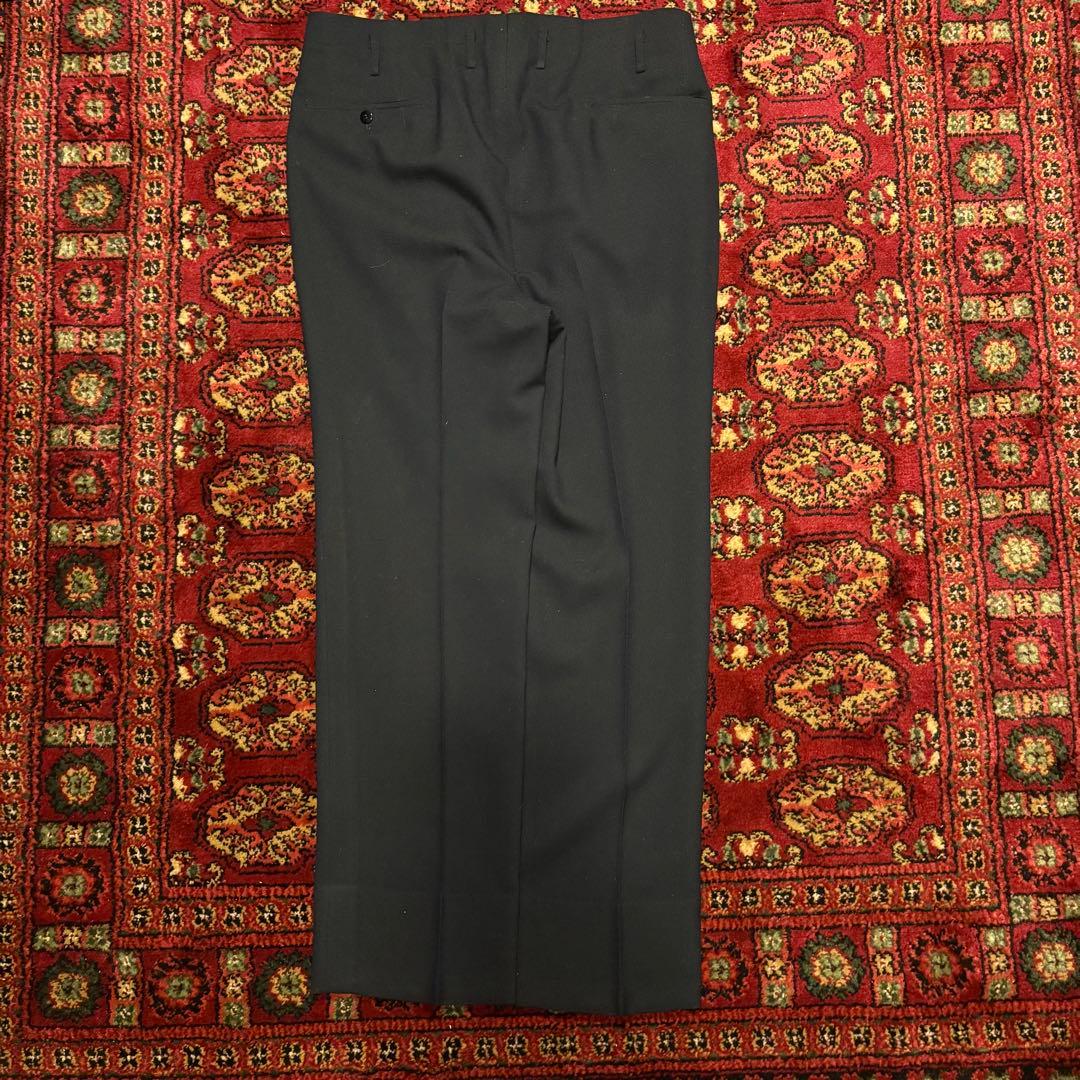 50s,60s ウールギャバスラックス　ブラック