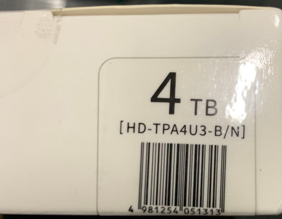 バッファロー 東芝 USB3.0接続 ポータブルハードディスク 4.0TB