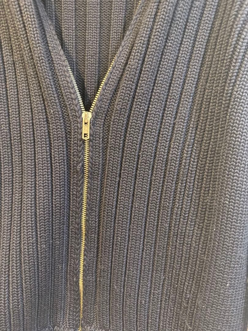 11FW マルジェラドライバーズニット ネイビーSサイズ