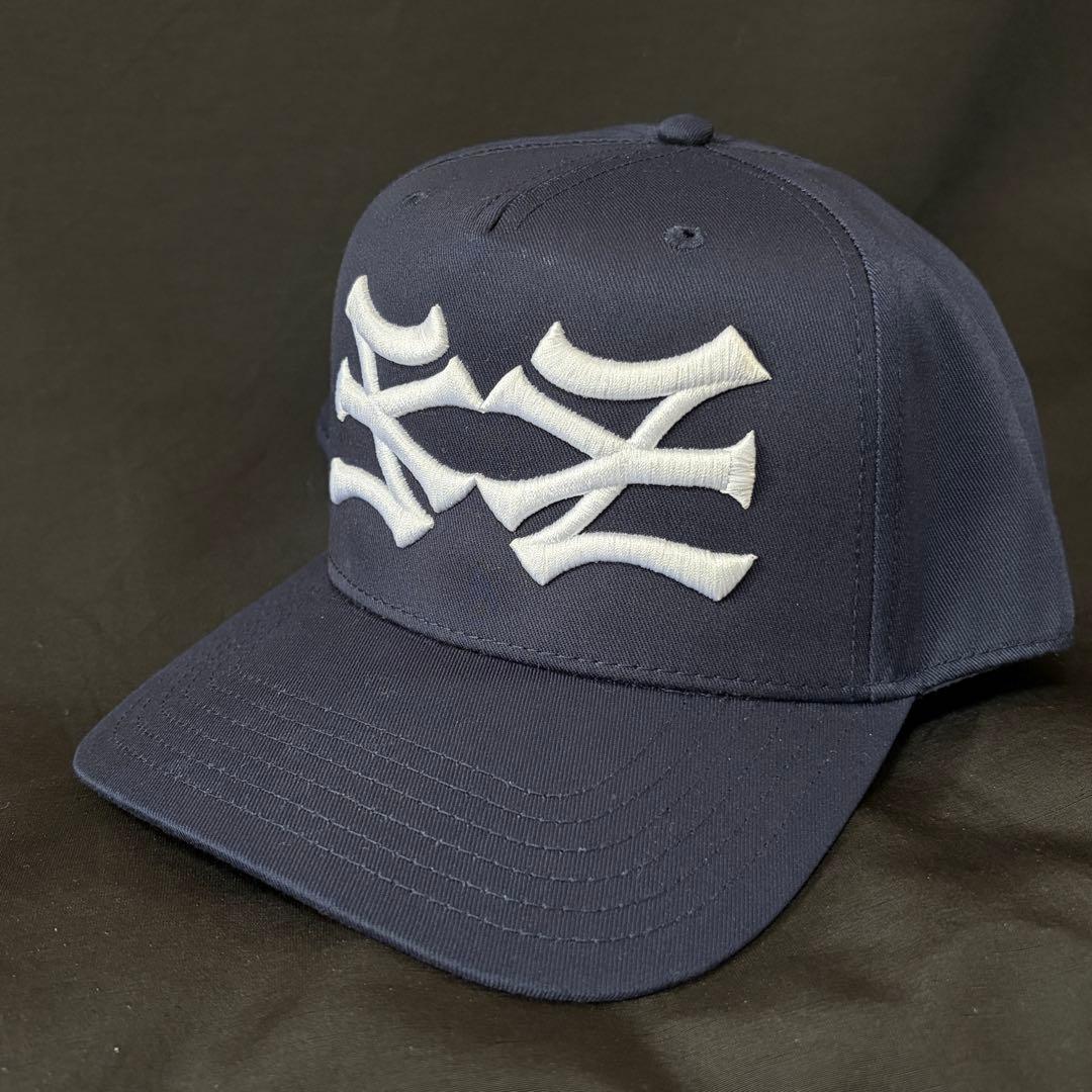 オマ キャップ bnnd.（oMA）ネイビー ニューエラ ダブルアイコン 正規品