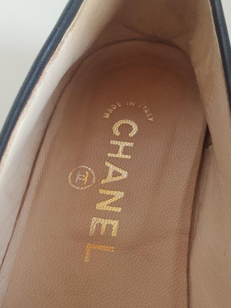 CHANEL ブラック ローファー37サイズ【中古品】【人気】