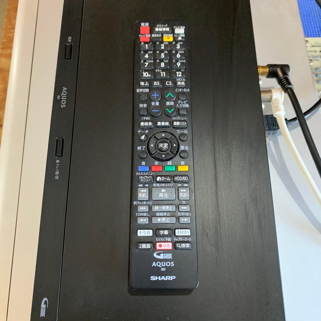 SHARP ブルーレイレコーダー BD-NW500 取扱説明書あり 動作良好