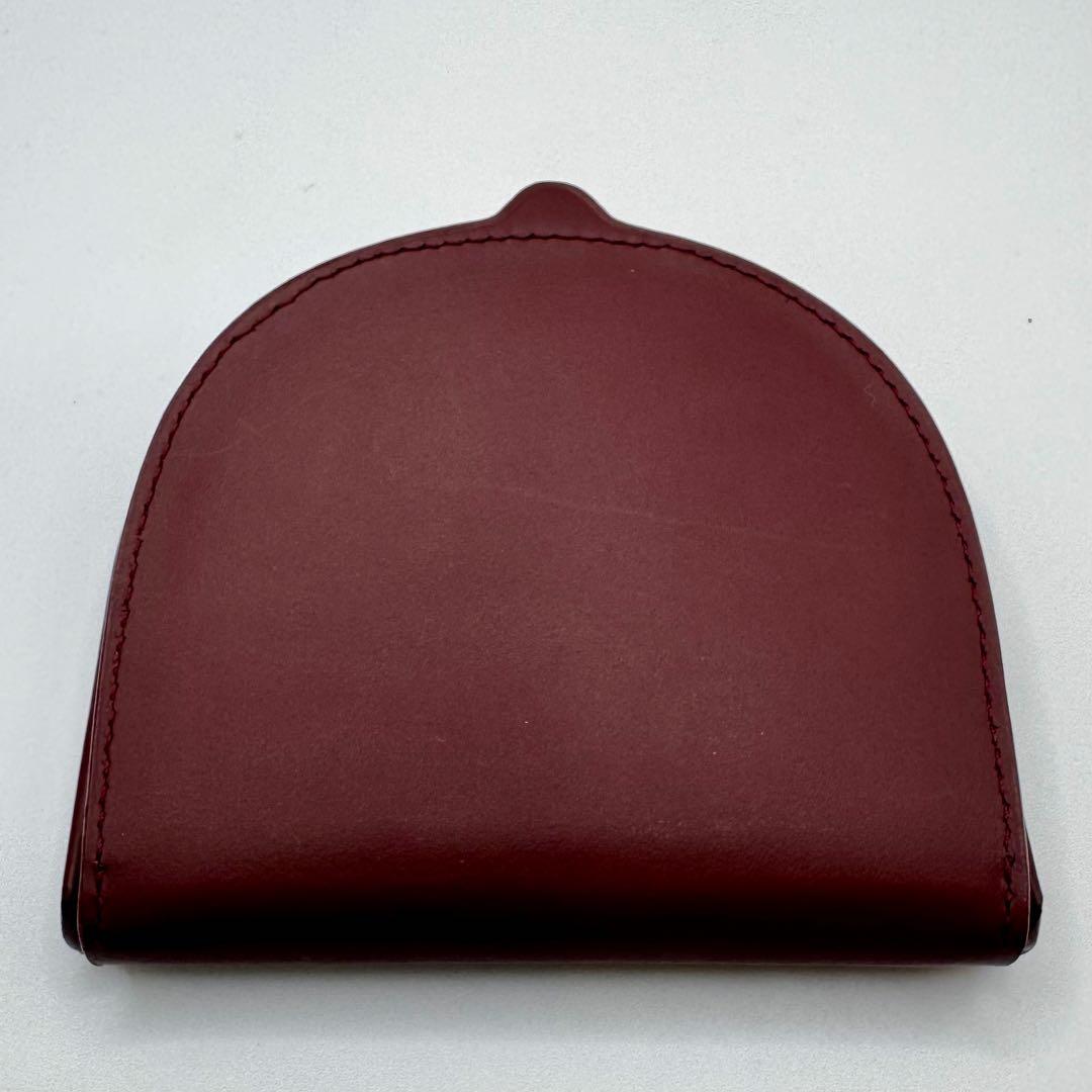 極美品 カルティエ マストライン ケース 小銭入れ レザー ボルドー
