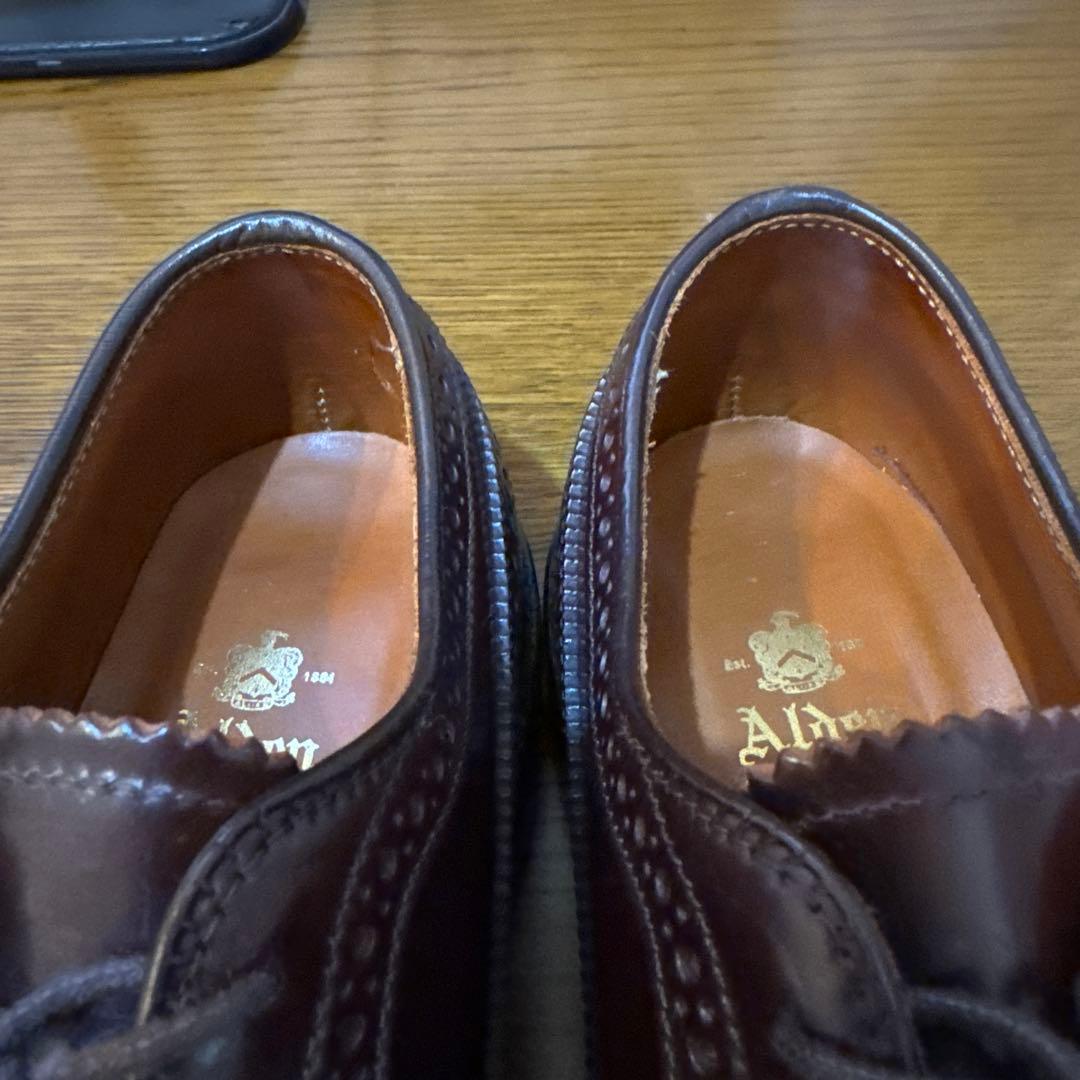 【極美品】Alden オールデン975 ロングウィングチップ8D コードバン