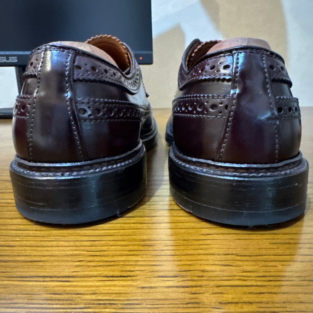 【極美品】Alden オールデン975 ロングウィングチップ8D コードバン