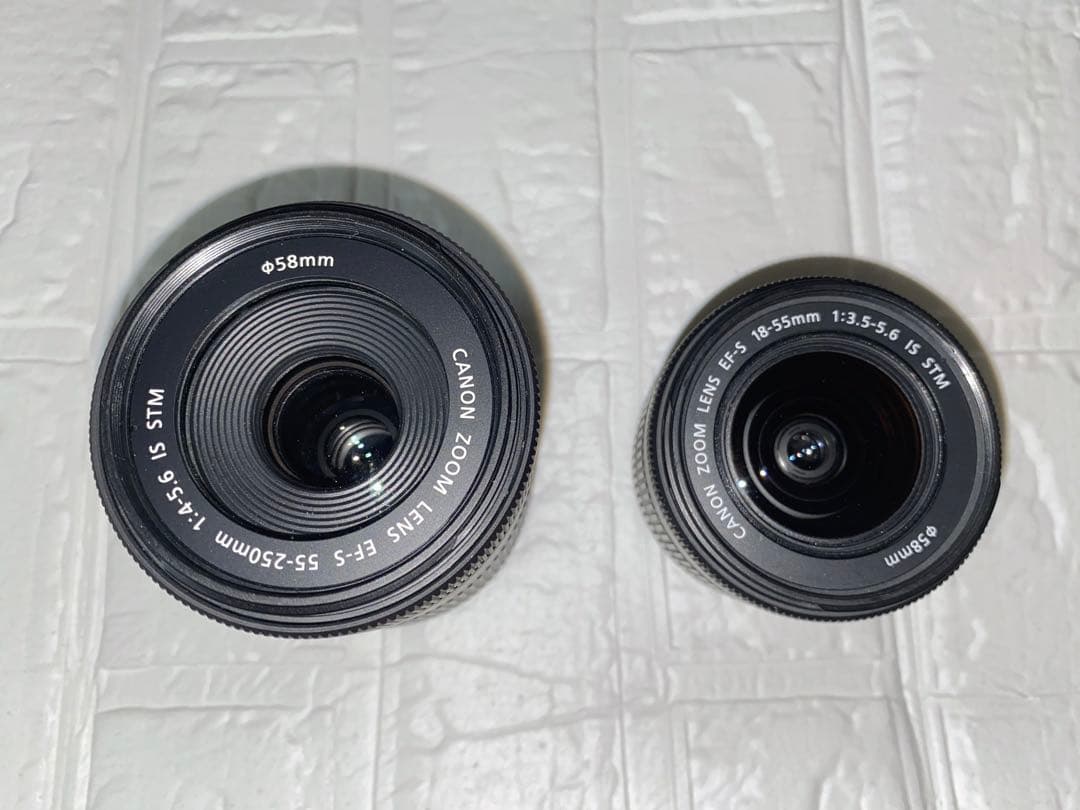 Canon eos kiss Mミラーレス ズームレンズセット