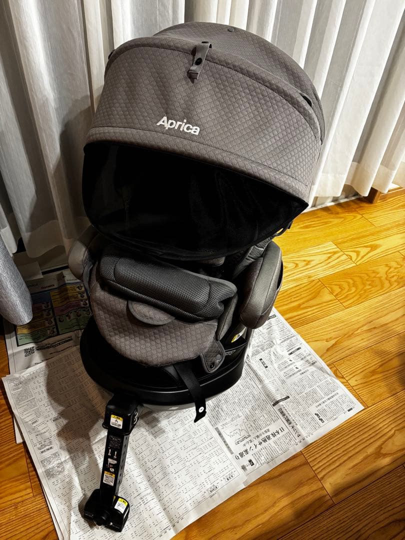 【美品】Apricaフラディアグロウ ISOFIX プレミアム360°セーフティ