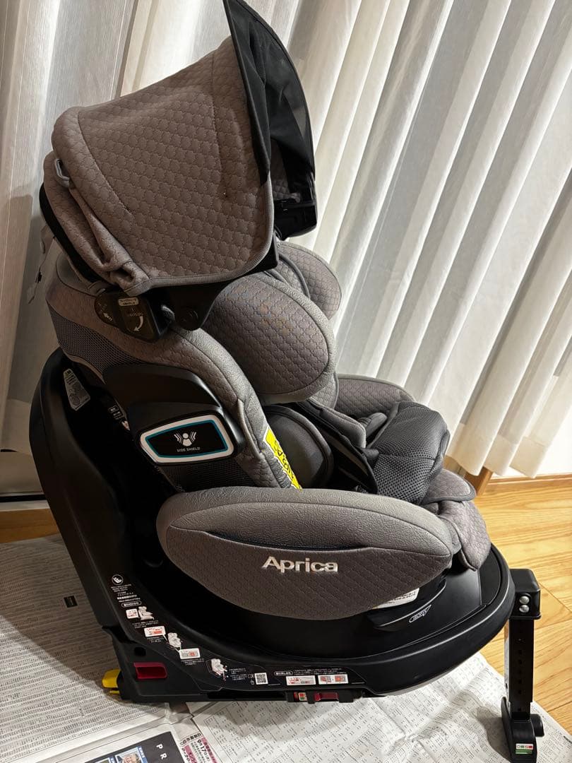 【美品】Apricaフラディアグロウ ISOFIX プレミアム360°セーフティ