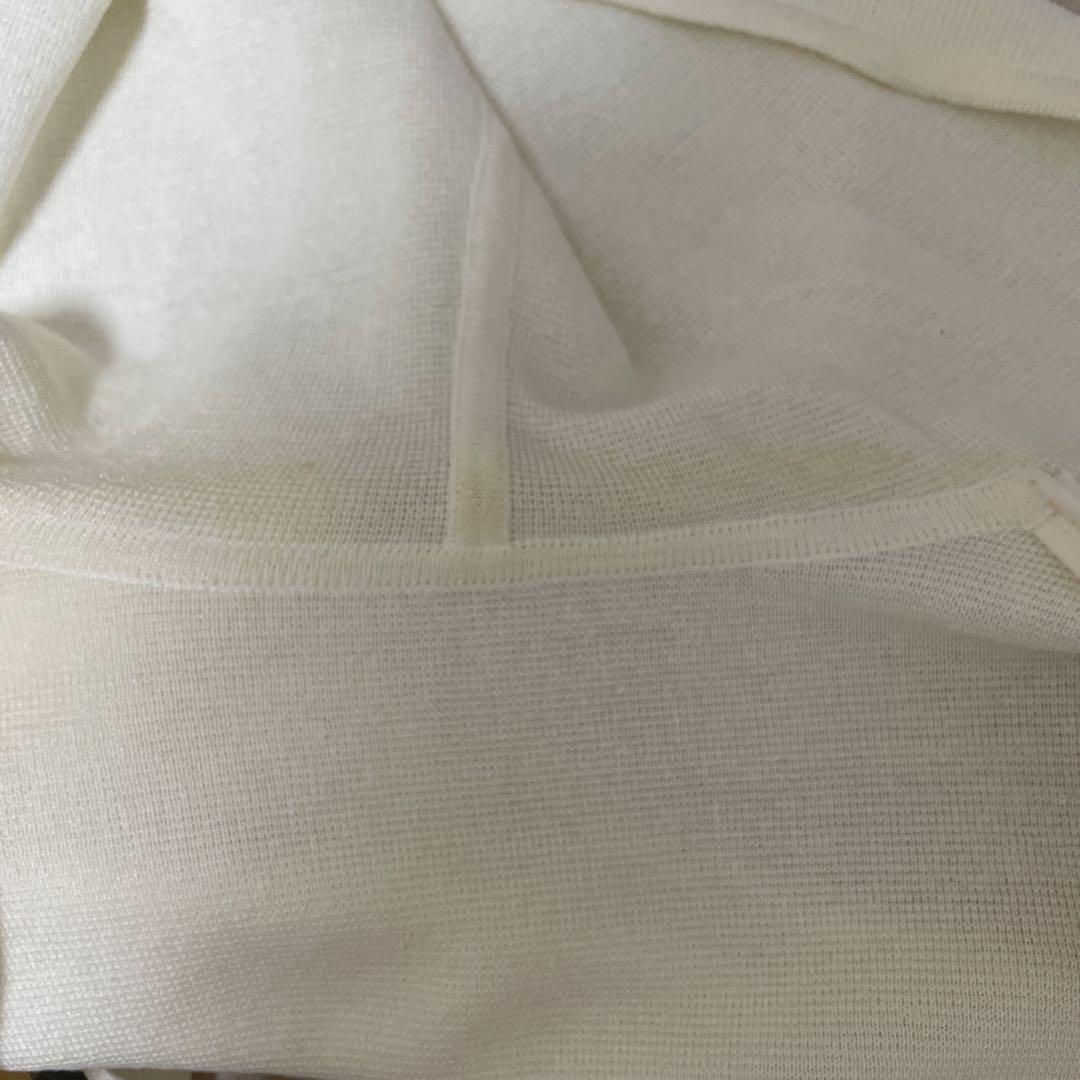 フォクシー ブティック リネンフーディパーカー白　40タグ付き新品