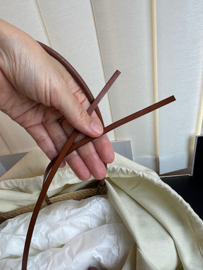 LOEWE ロエベ アナグラムバスケット スモール カゴバッグ