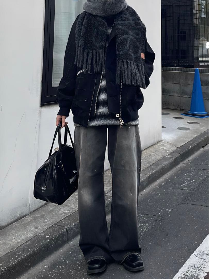 パンツ ACNE STUDIOS 2021F BLACK TRAFALGAR 27/32