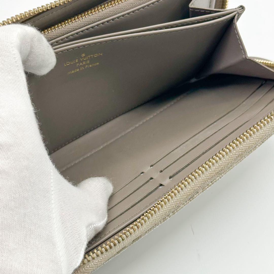 【限定品】ルイヴィトン ジッピーウォレット ジャガード モノグラム デニム