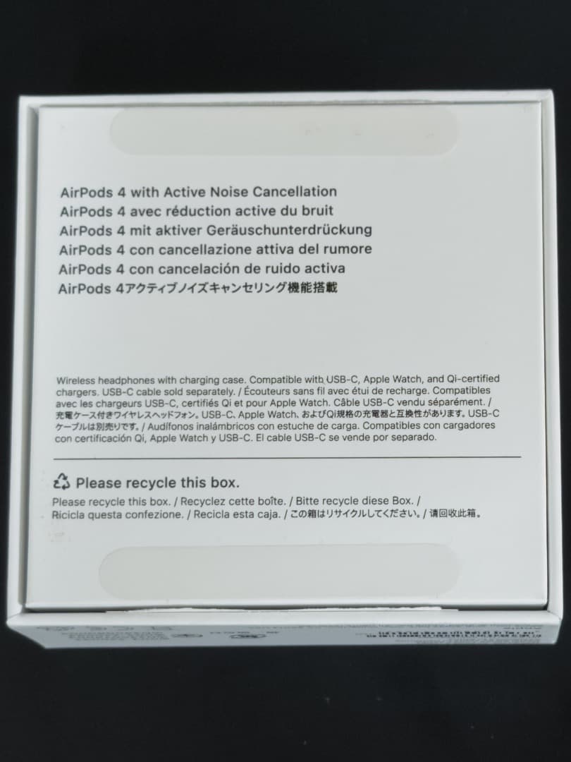 [ケース付き] AirPods 第4世代 ANC ノイズキャンセリング