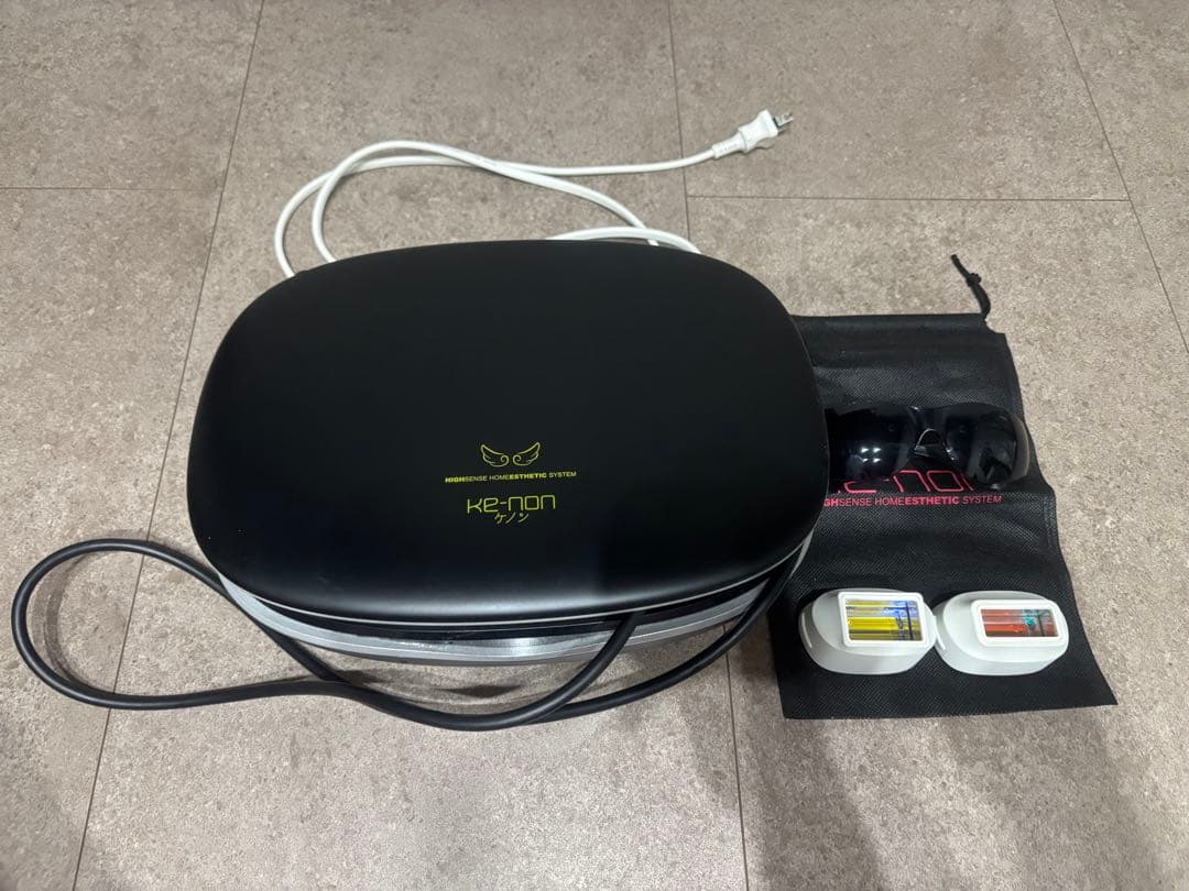 脱毛器 ケノン　日本製 カードリッジ、サングラス付き