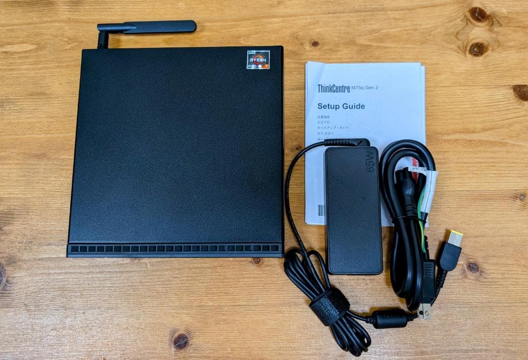 ミニPC ThinkCentre M75q Tiny Gen2 Ryzen 7 32GB