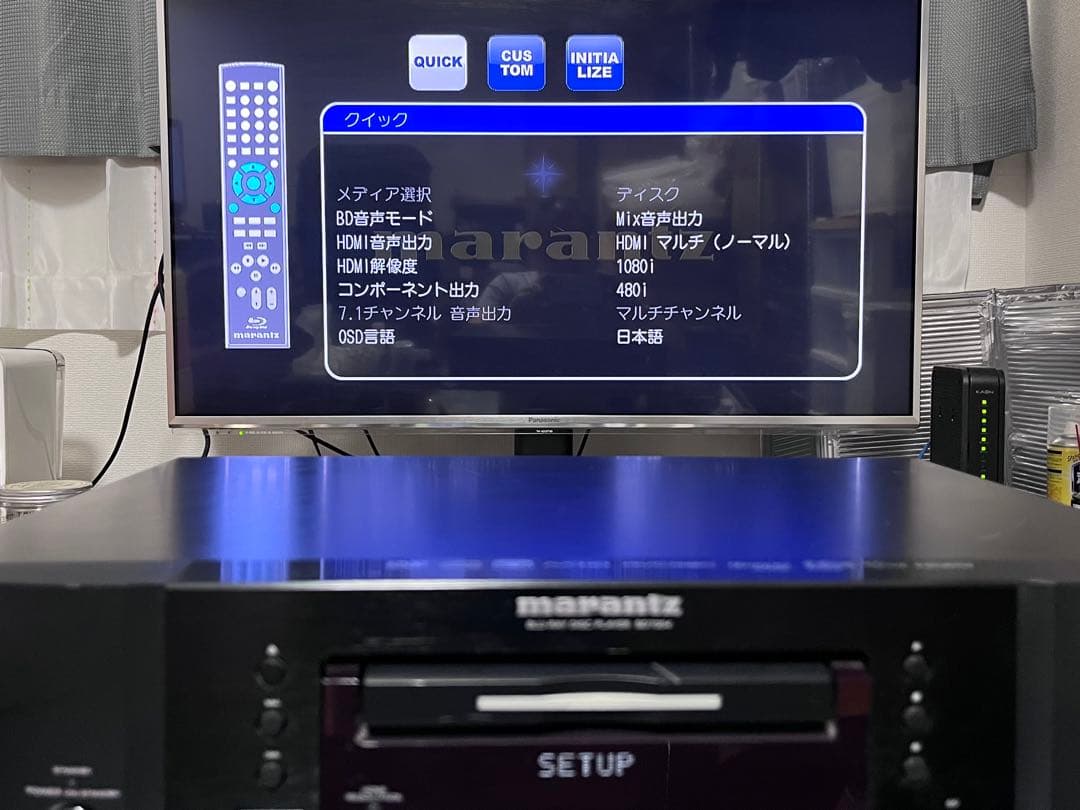 マニアの方！リモコン付　マランツ　ブルーレイプレイヤー　BD7004