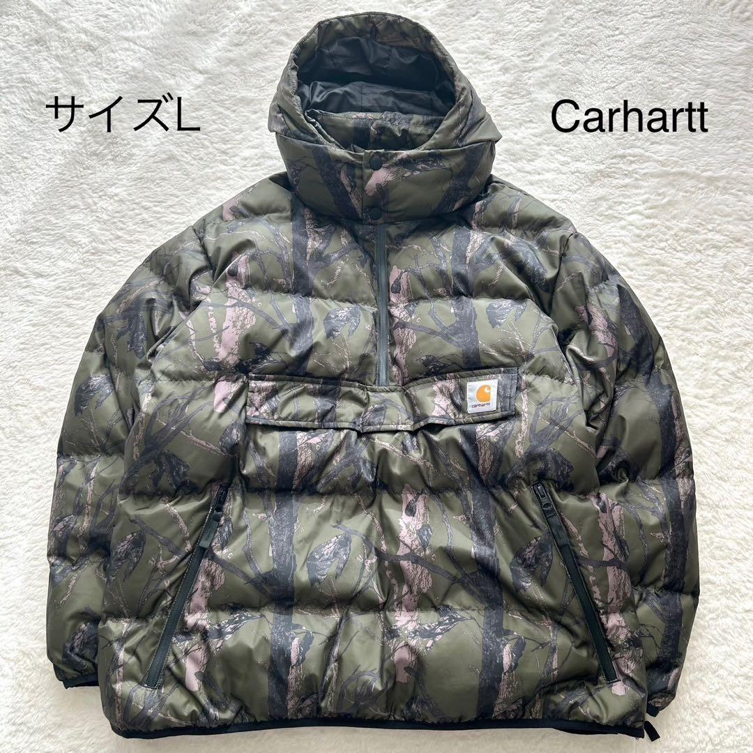 【美品】CARHARTT WIP JONES PULLOVER カモフラ ダウン