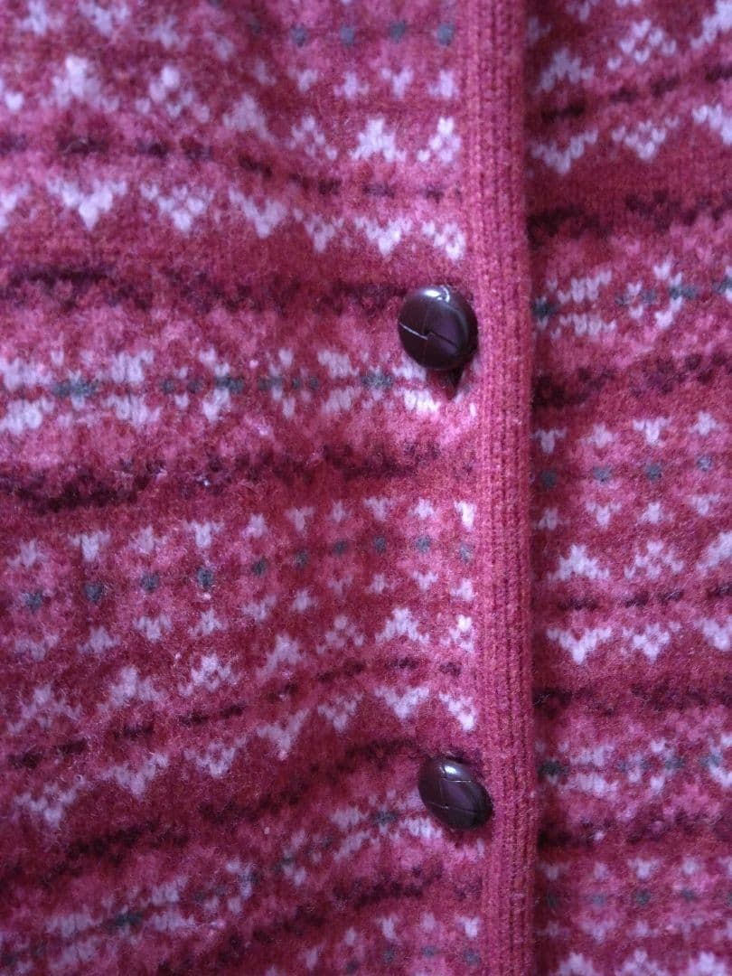 マドモアゼルノンノン フード付きニットコート