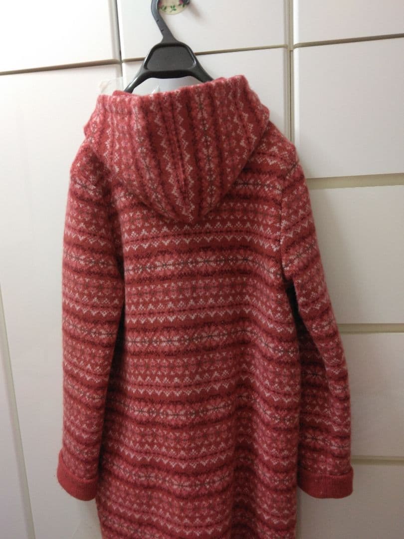 マドモアゼルノンノン フード付きニットコート