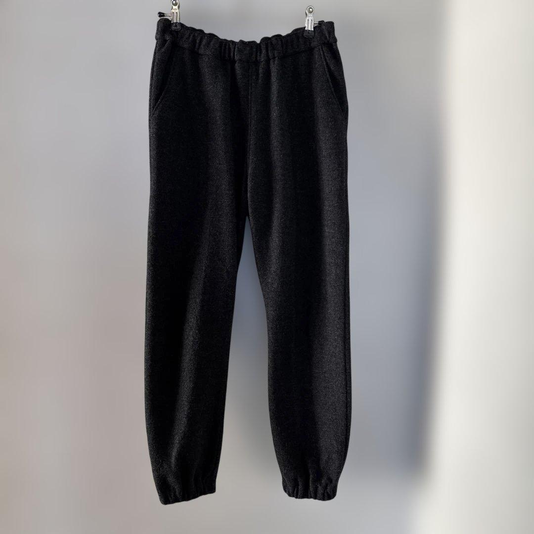 evam eva エバムエバ　プレスウールパンツ