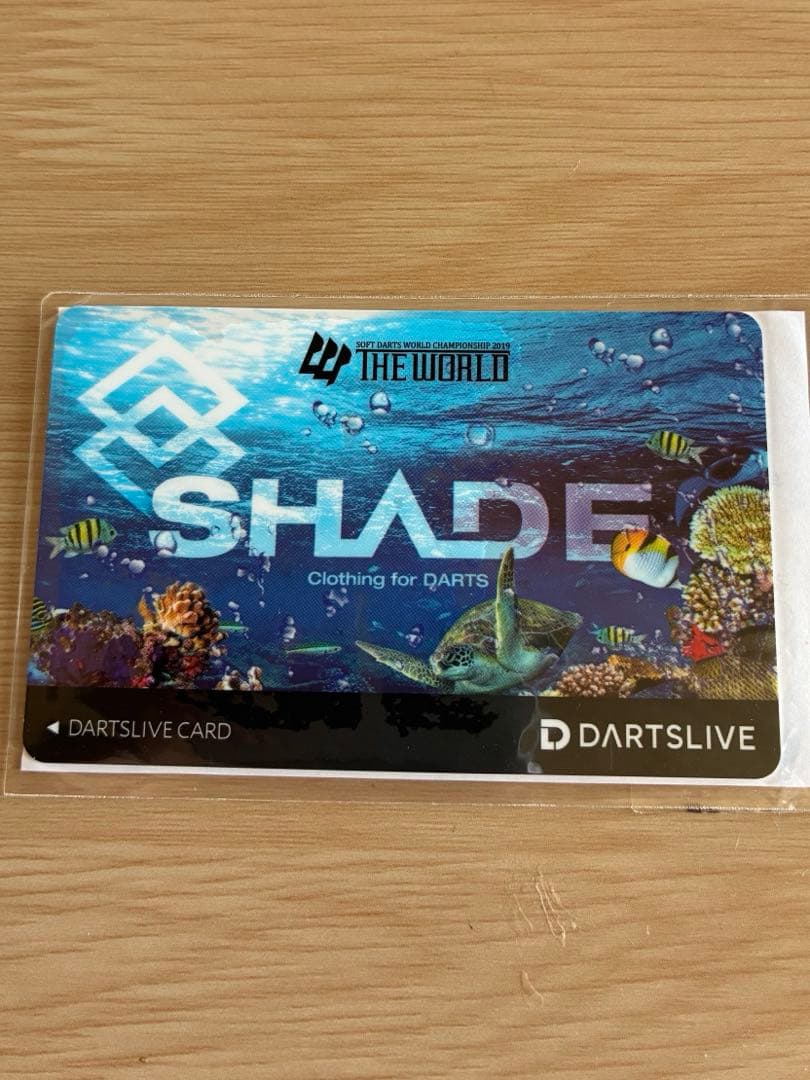 ダーツライブカード　海亀　THE WORLD限定テー入り