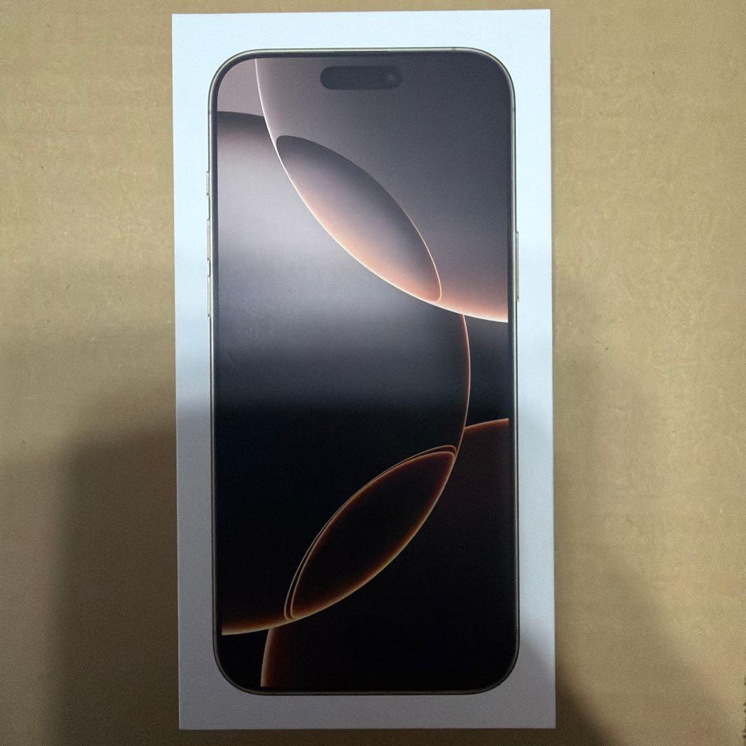 iPhone 16 Pro Max デザートチタニウム 箱付き SIMロックなし