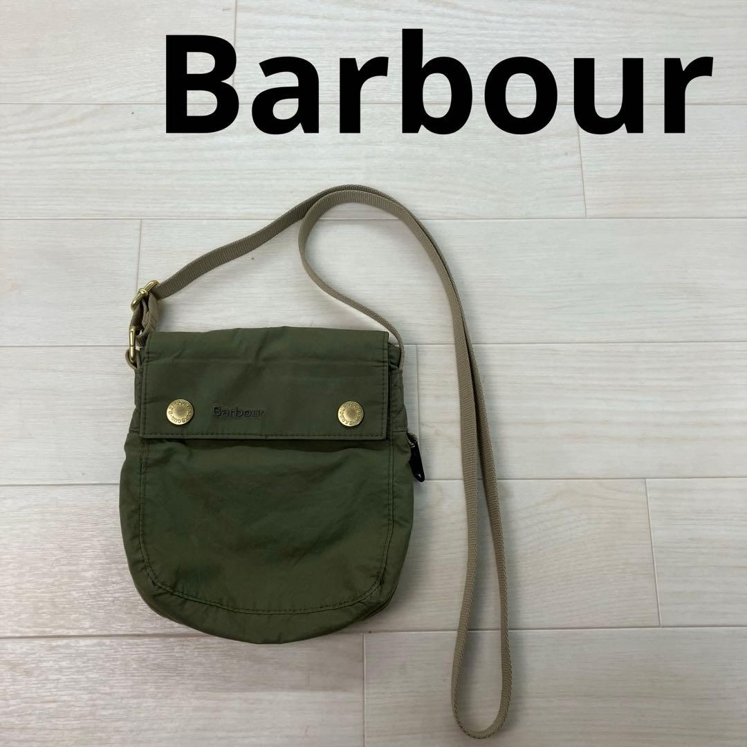 Barbour トランスポートクロスボディバッグ ショルダーバッグ 緑系