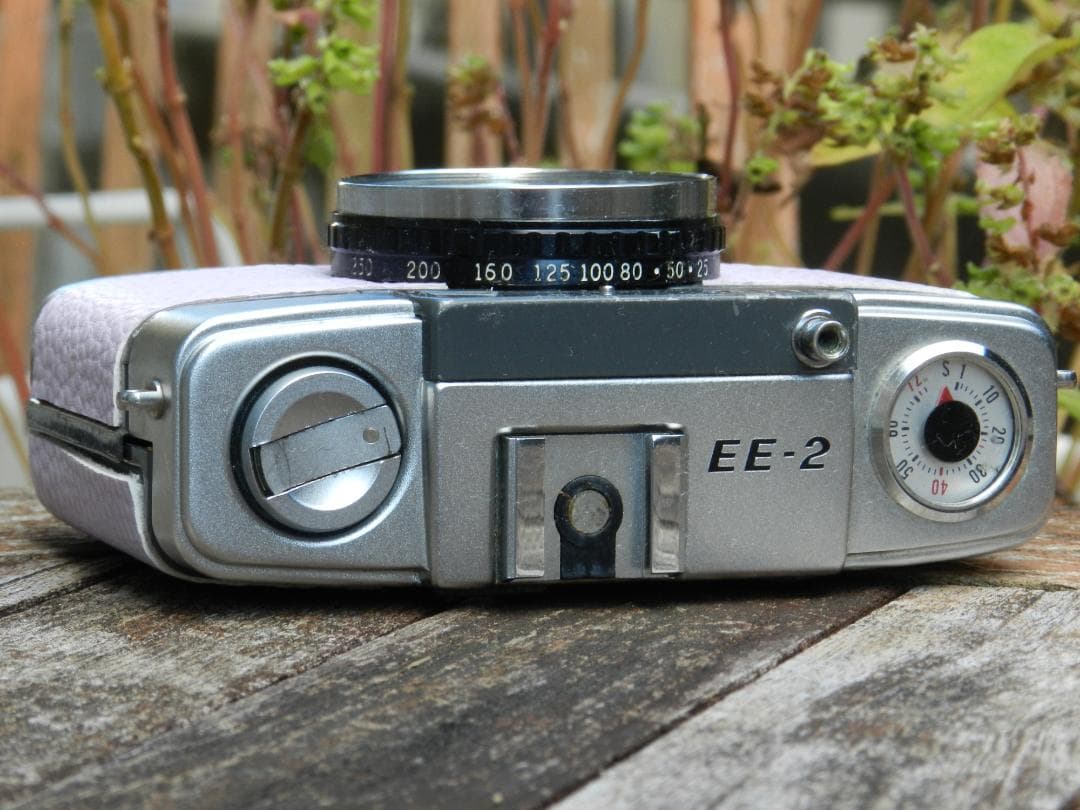 極美品　OLYMPUS PEN EE-2 紫 オリジナル　ハーフフレイムカメラ