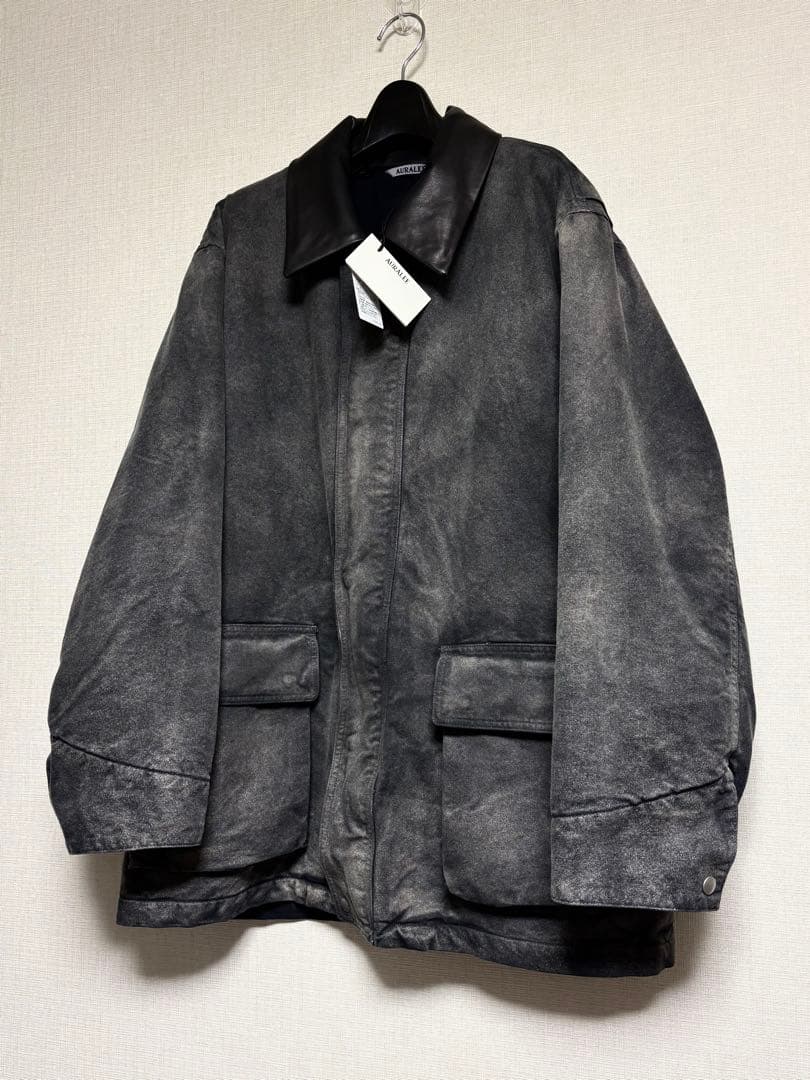 AURALEE PRODUCT DYED DUCK BLOUSON 即完売