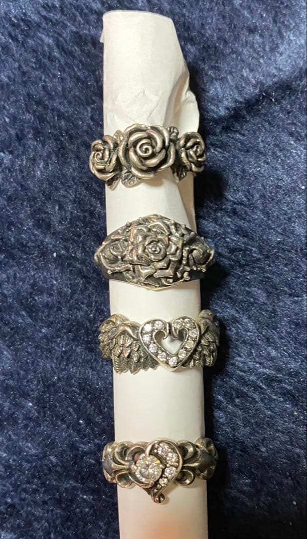 シルバーリングとペンダントセット