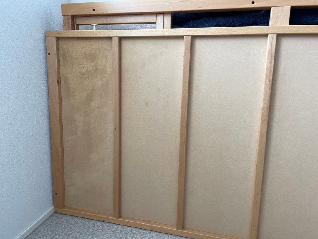 ヤマサキ　ベビーベッド ツーオープン　ハイタイプ