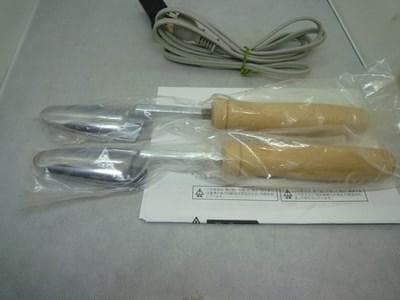 タキイ　和裁電化鏝　ランプ付　和裁コテ　タキイ製　鏝２本付未使用品