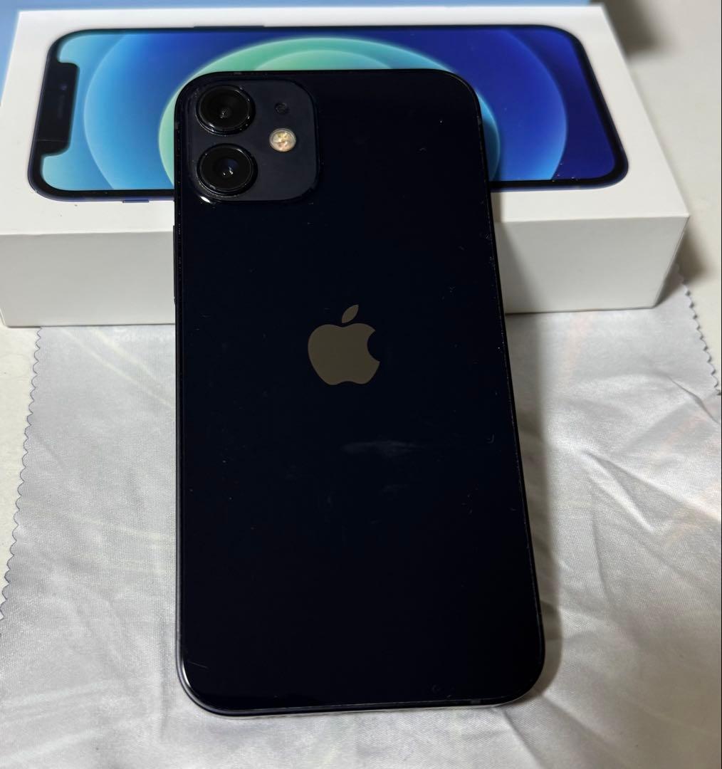 Apple iPhone 12 mini ブラック simフリー 本体 箱付き