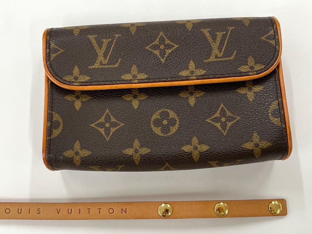 ルイヴィトン　ポシェットフロランティーヌ　ウエストバッグ　モノグラム　ブラウン