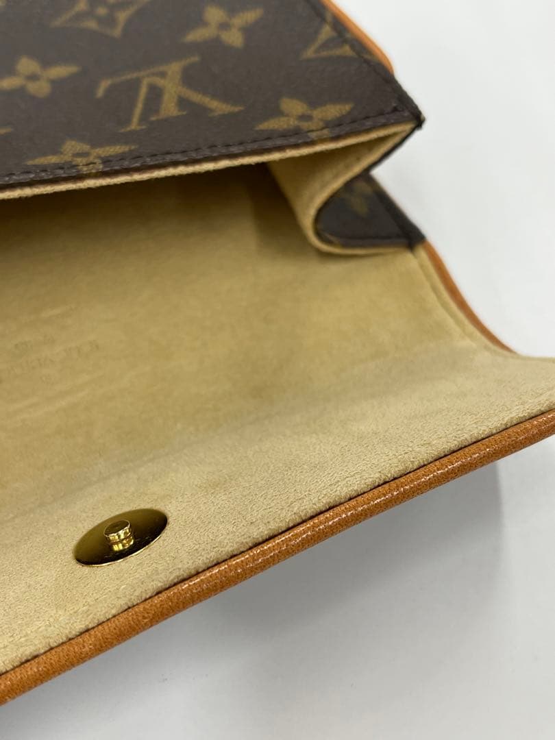 ルイヴィトン　ポシェットフロランティーヌ　ウエストバッグ　モノグラム　ブラウン