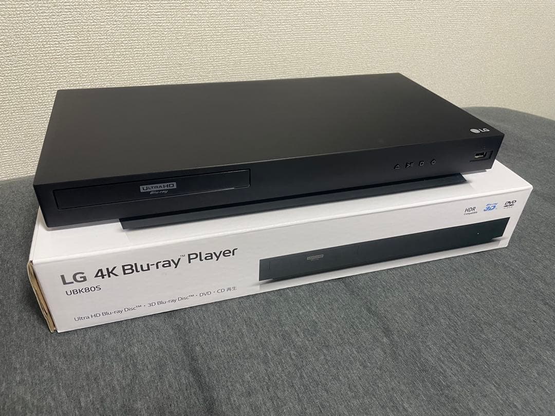 LG 4K Blu-ray UBK80Sブルーレイディスクプレーヤー