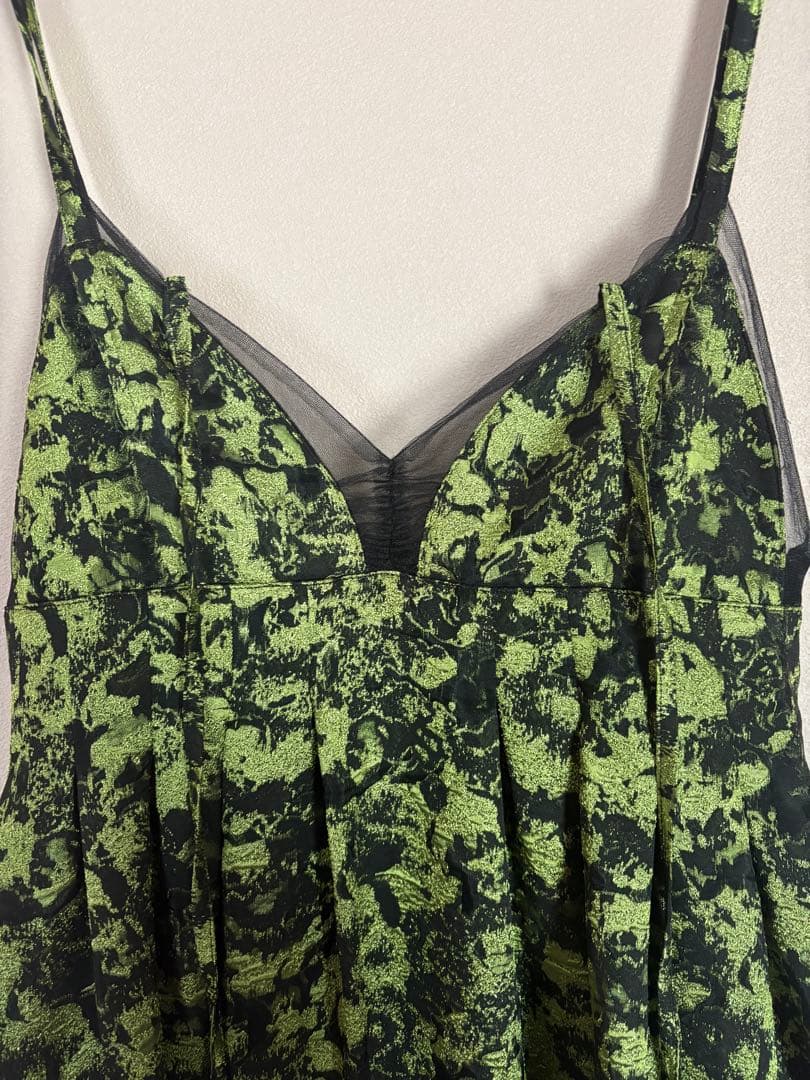 週末まで値下げMAISON SPECIAL ジャガードボリュームキャミワンピース