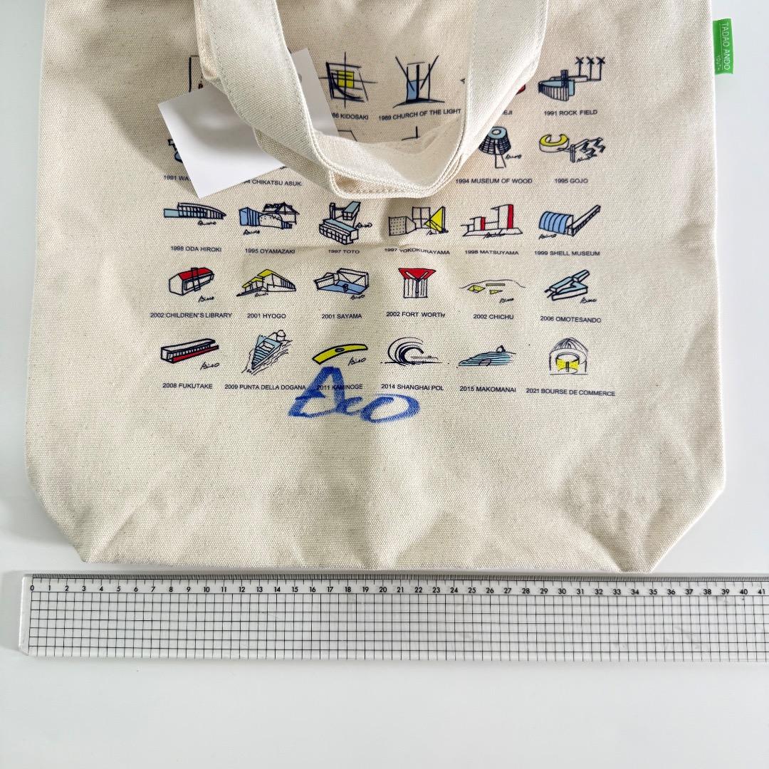 安藤忠雄直筆サイン入り TADAO ANDO YOUTH トートバッグ 新品