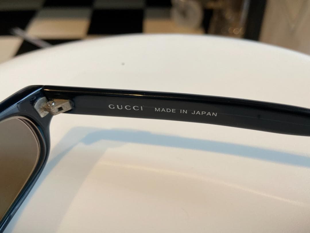 ◇GUCCI グッチ サングラス 度入りレンズ 度無し純正レンズ付き◇