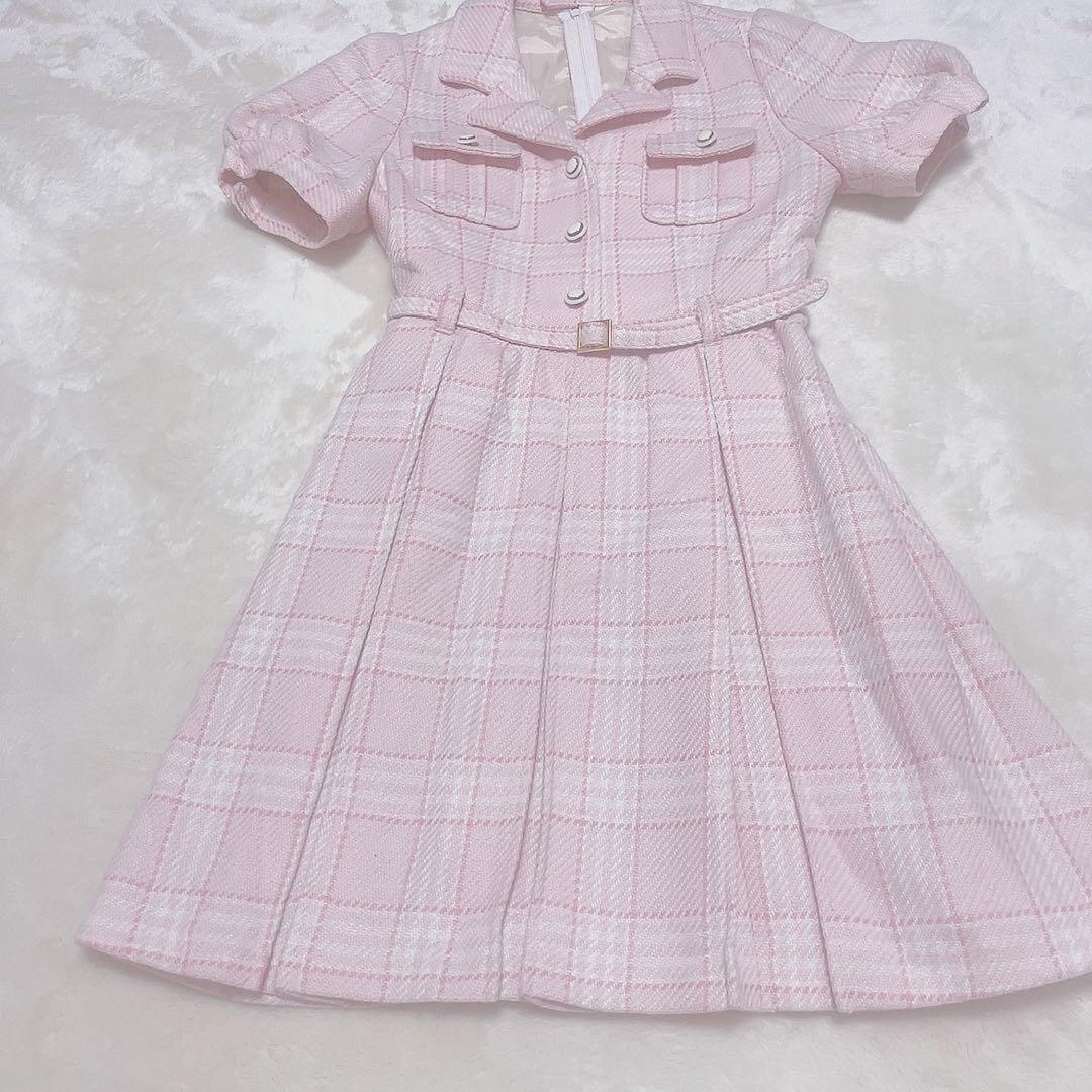 希少！LIZLISA トゥララ ピンクチェックワンピース 姫ギャルy2k