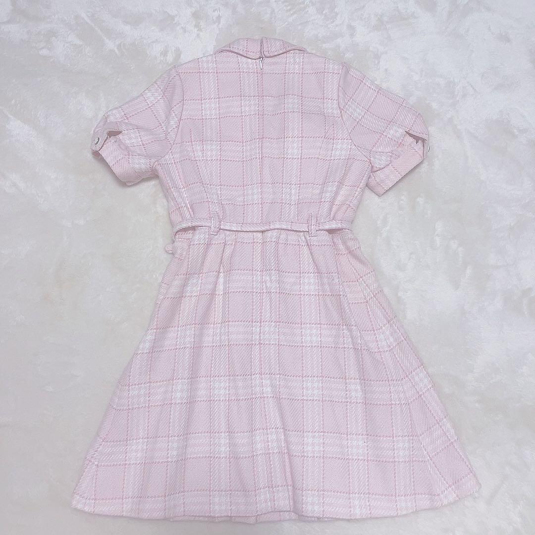 希少！LIZLISA トゥララ ピンクチェックワンピース 姫ギャルy2k