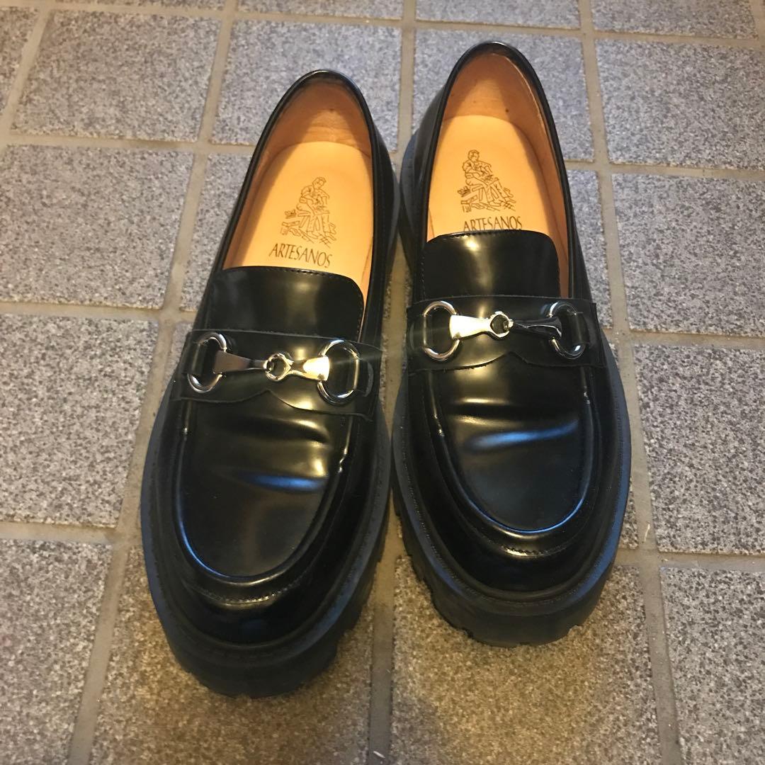 最終値下げ アルテサノス ブラック ローファー 38