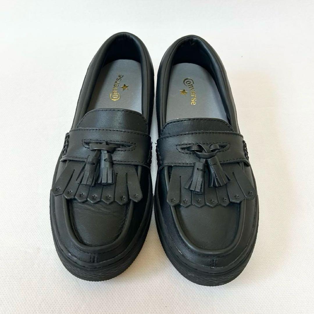 【箱付き】コンバース オールスター クップ ローファー ブラック黒 23.0