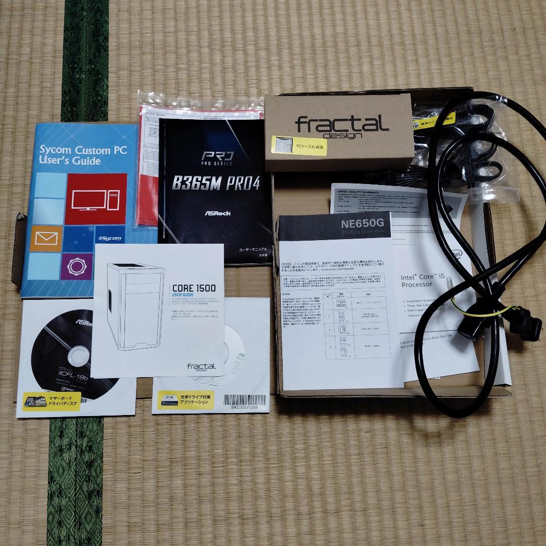 極美品　サイコムPC　Core i5-9400　メモリ16GB　SSD512GB