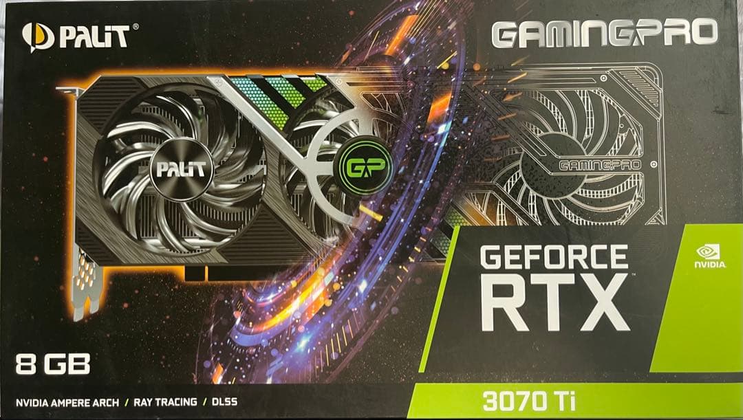 グラフィックボード・グラボ・ビデオカード PALIT GEFORCE RTX 3070Ti 8GB
