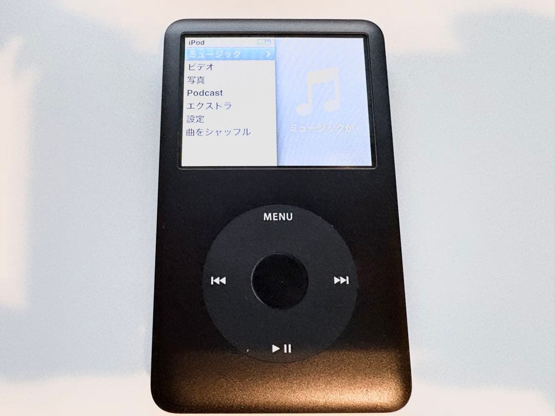 Apple iPod classic 80GB ブラック usbケーブル付き