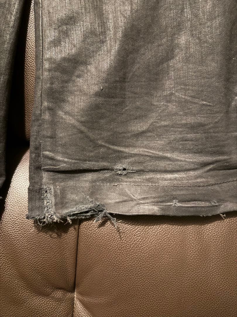 RICK OWENS DRKSHDWジャンボベラカーゴパンツ コーティングWAX