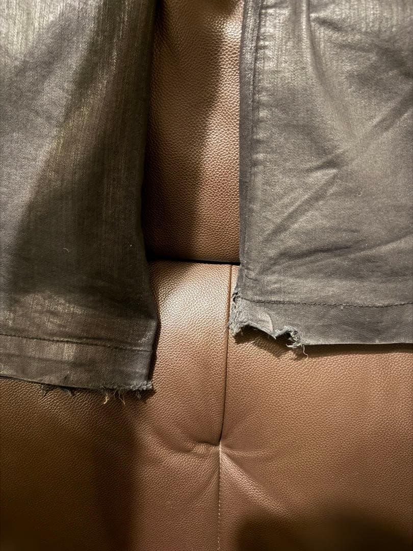 RICK OWENS DRKSHDWジャンボベラカーゴパンツ コーティングWAX